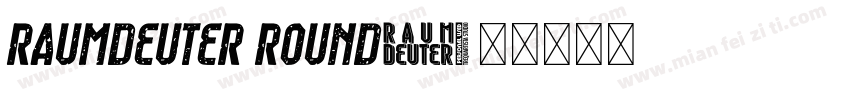 Raumdeuter Round字体转换